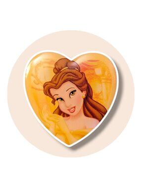 Beauty and the Beast Disney Carrefour Pin: Belle Princess Heart